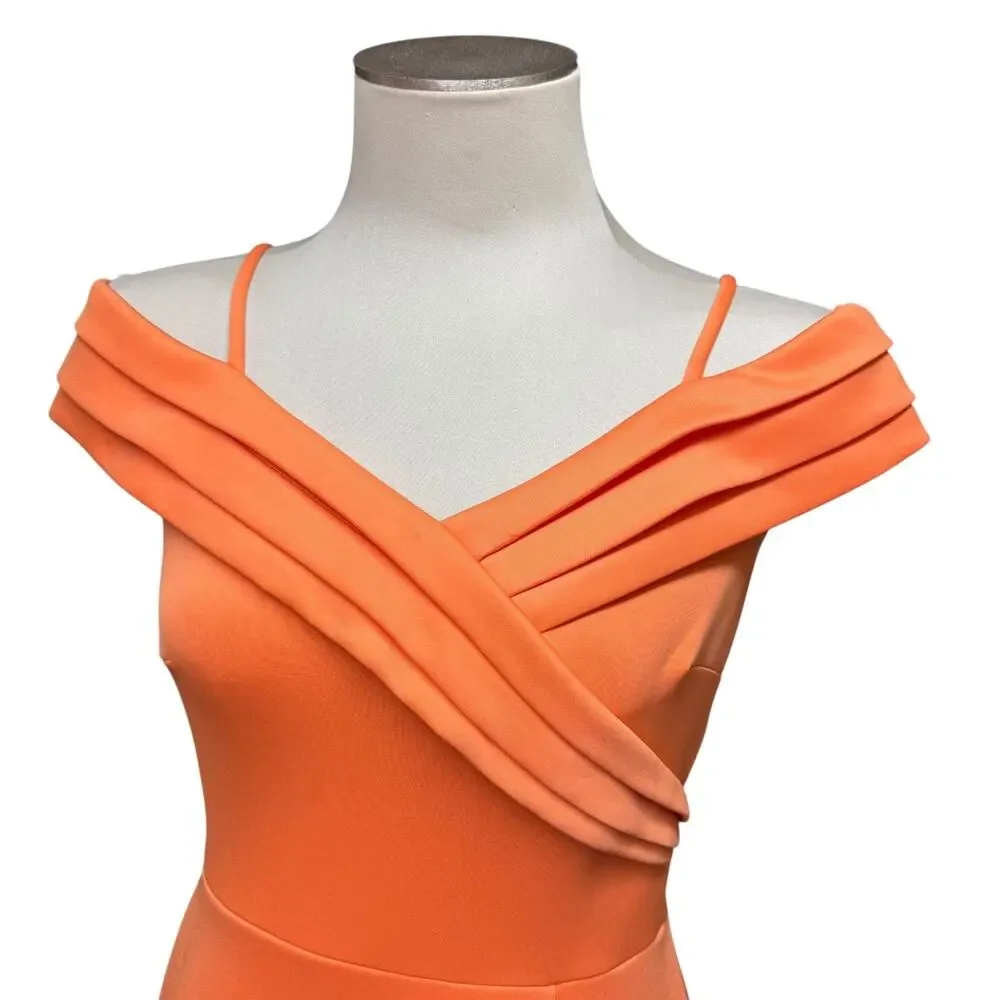 Alexa B Nites Sweetheart Neckline Gown Melon 6